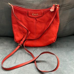 Orange Coach Crossbody
